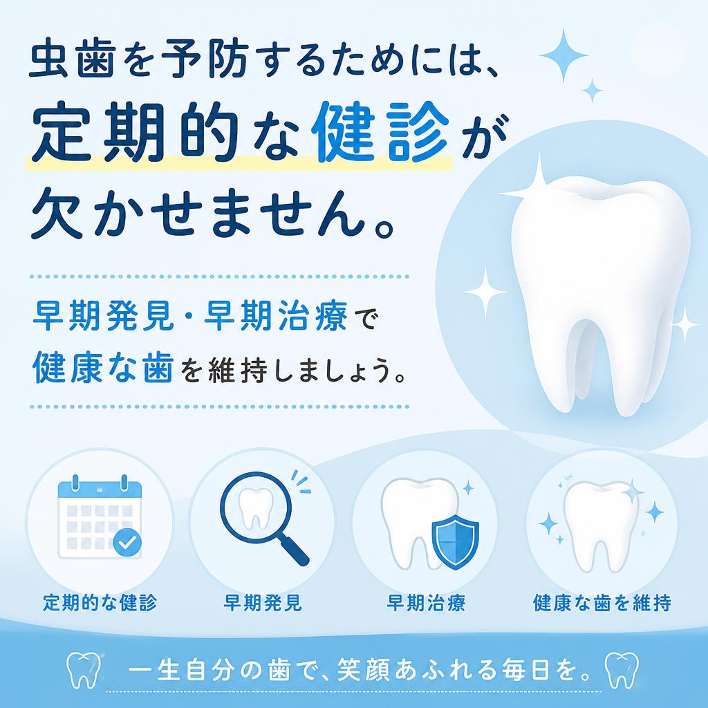 虫歯予防に不可欠な定期健診