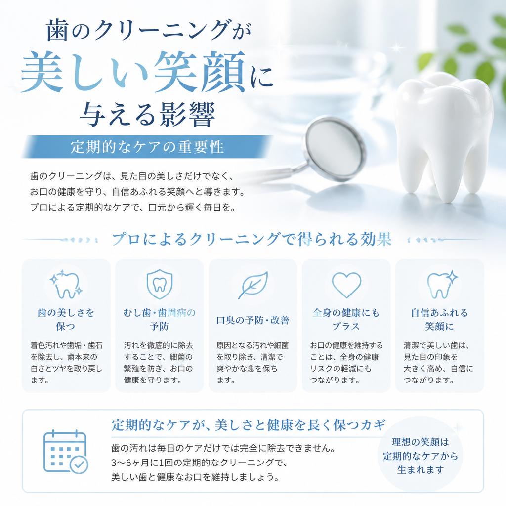 効果的な歯のクリーニング