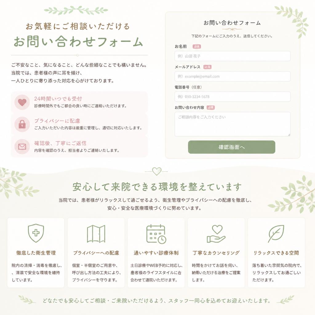 お問い合わせ・ご予約はこちらから