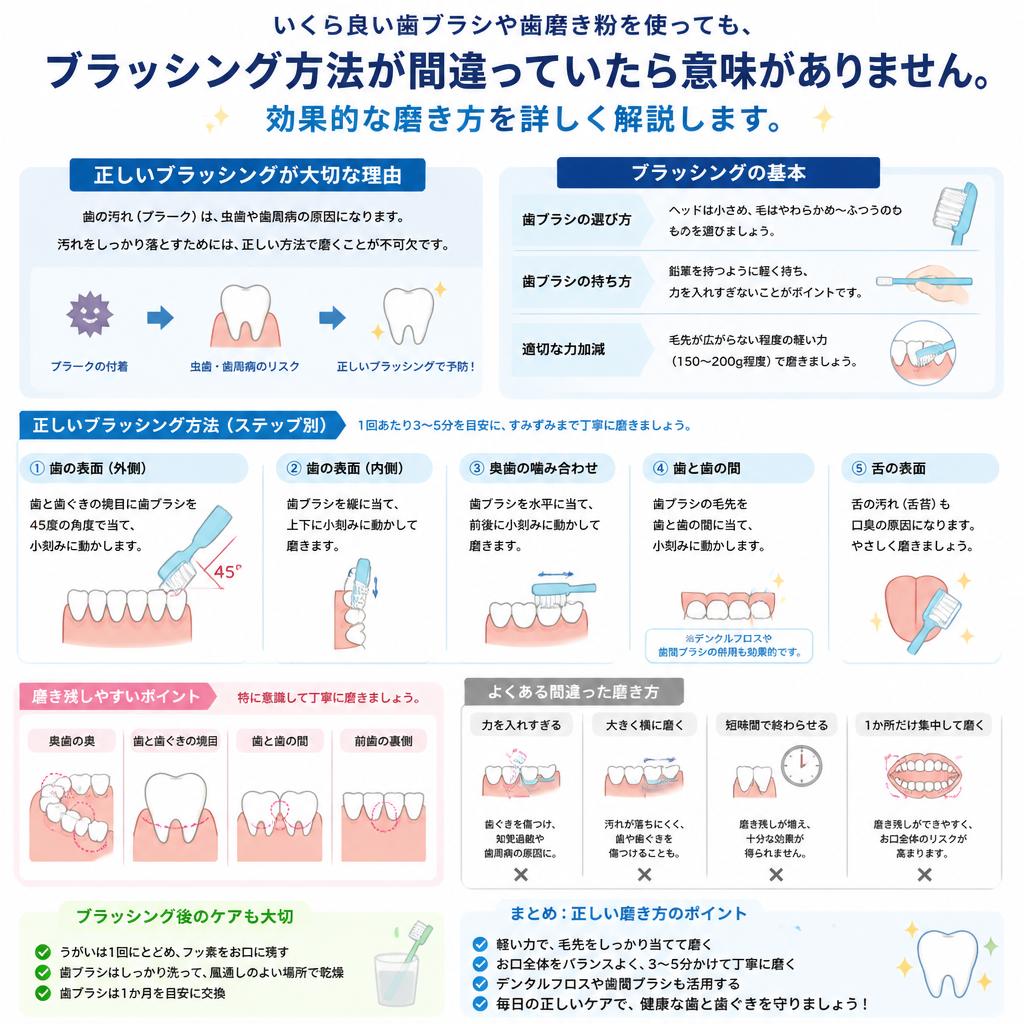正しいブラッシング方法