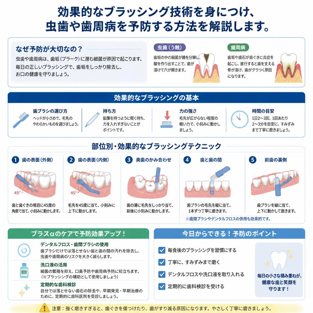 正しいブラッシング法