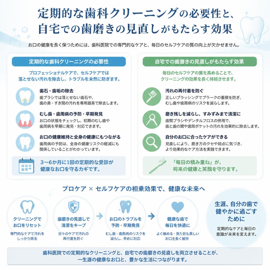 クリーニングの重要性