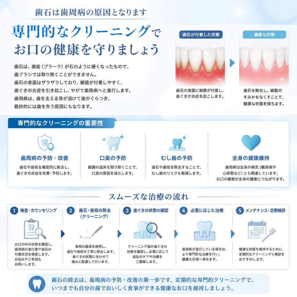 4. 歯石除去のメリット